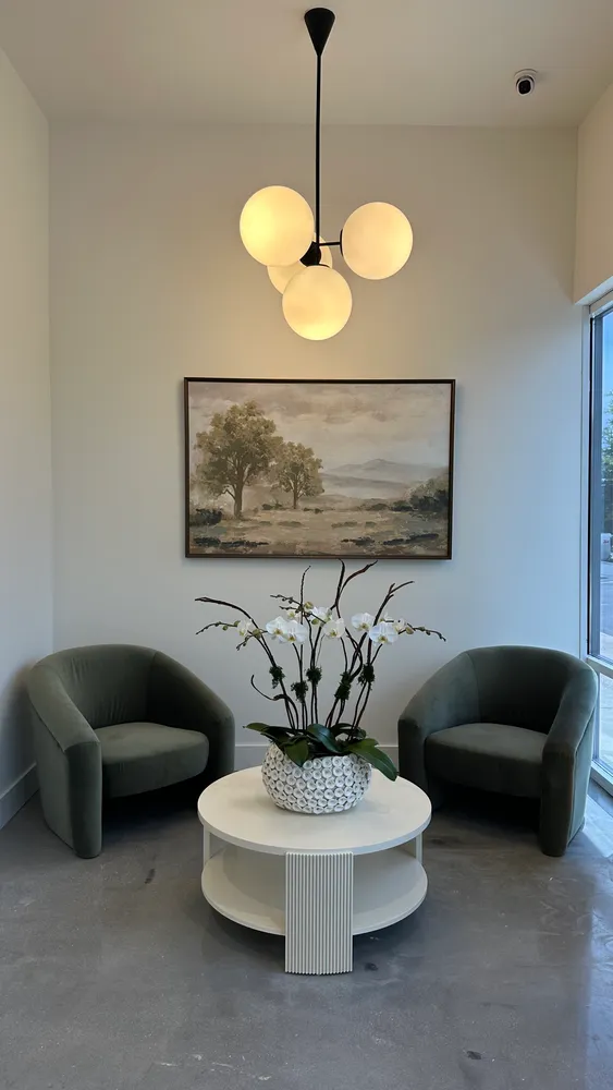 Waiting area at Vulcan City Dental