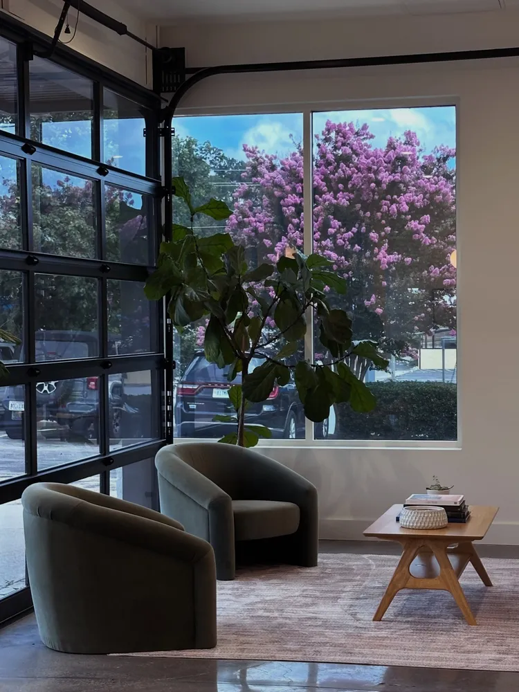 Modern lounge area at Vulcan City Dental