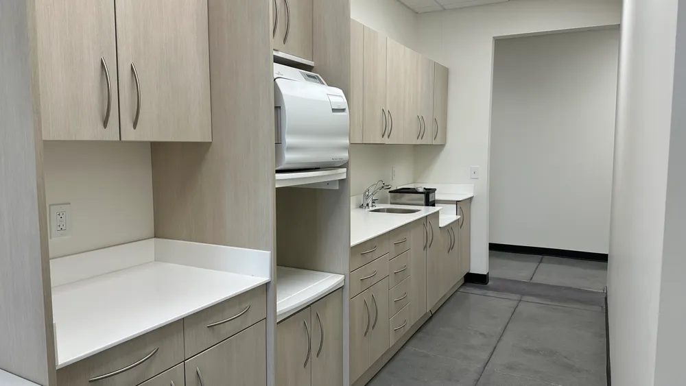 Sterilization room at Vulcan City Dental